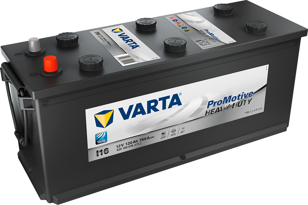 VARTA Promotive Black Batteri 12V 120AH 760CCA (510x175x210/235mm) +høyre I16