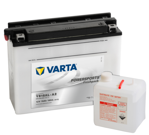 VARTA MC Batteri 12V 16AH 180CCA (205x72x164mm) +høyre YB16AL-A2