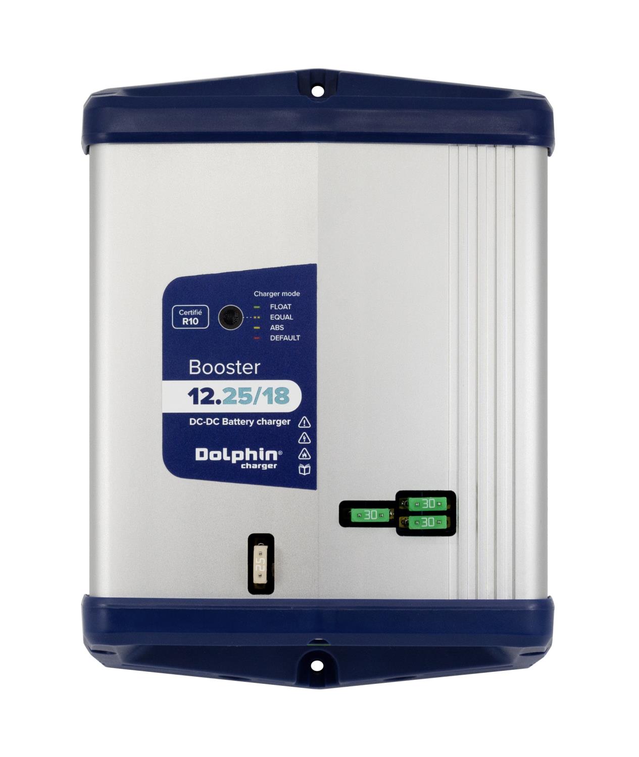 DOLPHIN Booster DC-DC 12V 25A/18A - 2 Utganger