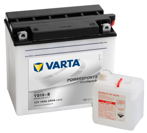 VARTA MC Batteri 12V 19AH 240CCA (176x101x156mm) +venstre YB16-B