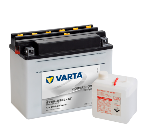 VARTA MC Batteri 12V 20AH 260CCA (205x90x162mm) +høyre SY50-N18L-AT