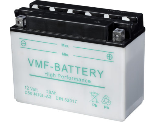 VMF MC Batteri 12V 18AH 220CCA (206x91x164) +høyre | Y50-N18L-A3