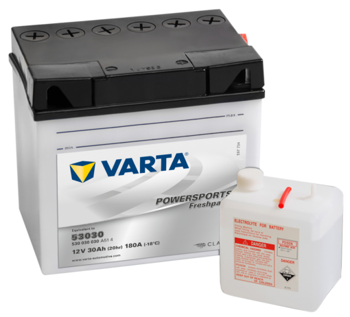 VARTA MC Batteri 12V 30AH 300CCA (186x130x171mm) +høyre 53030