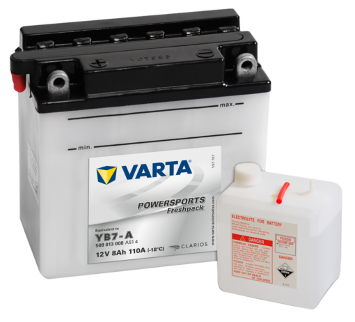 VARTA MC Batteri 12V 8AH 110CCA (137x76x134mm) +venstre YB7-A