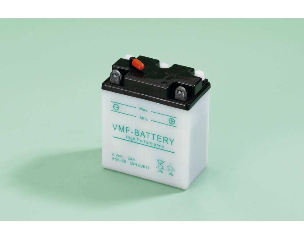 VMF 6N6-3B MC Batteri 6V 7AH 48CCA (99x57x121mm) +høyre