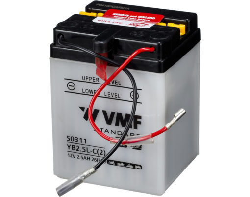 VMF MC Batteri 12V 2,5AH 20CCA (81x71x106) +høyre | YB2,5L-C2