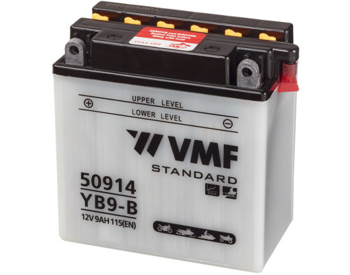 VMF MC Batteri 12V 9AH 115CCA (137x76x134) +venstre | YB9-B