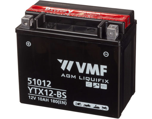 VMF MC Batteri 12V 12AH 160CCA (152x88x131) +venstre | YTX12-BS | LYTX12-BS ( LUCAS LTX12BS )