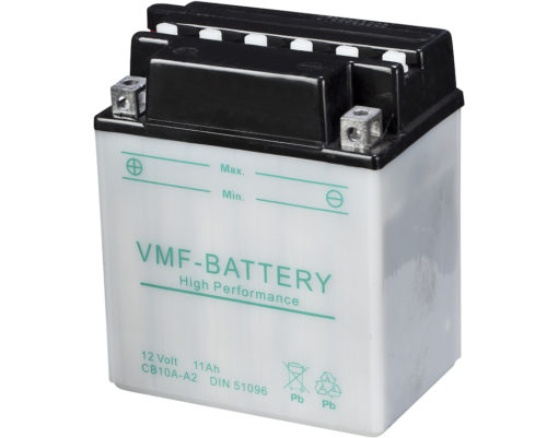 VMF MC Batteri 12V 10AH 140CCA (136x91x146) +venstre | YB10A-A2