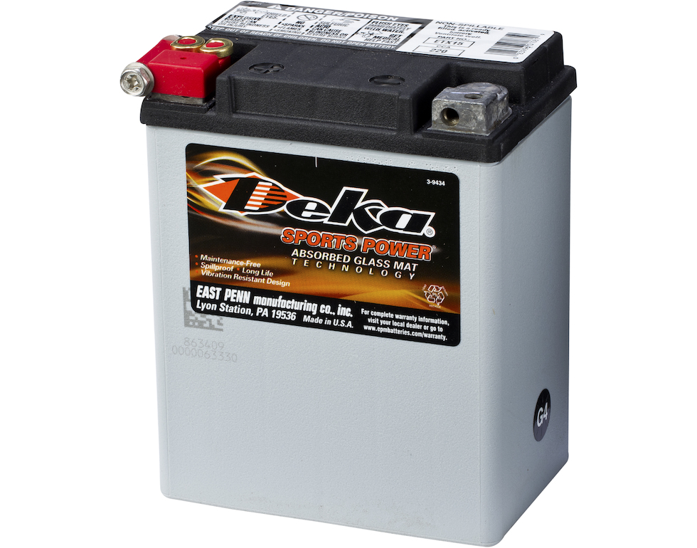 DEKA MC Batteri 12V 14AH 220CCA (134x90x166mm) +venstre