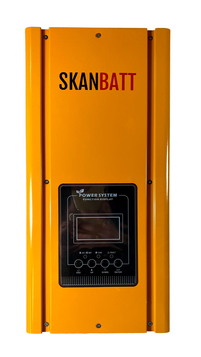 SKANBATT Kombi-Inverter og Batterilader 12V 1000W