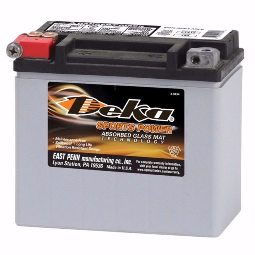 DEKA MC Batteri 12V 12AH 180CCA (150x88x130mm) +venstre