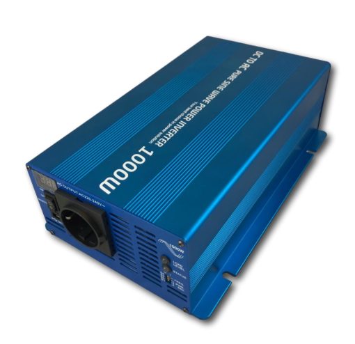 INVERTER 24V 1000W Ren Sinus m/fjernkontroll