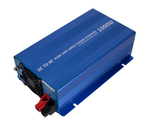 INVERTER 12V 1000W Ren sinus m/fjernkontroll