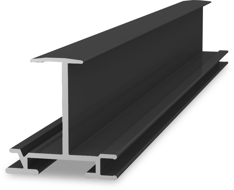 InsertionRail, black anodized