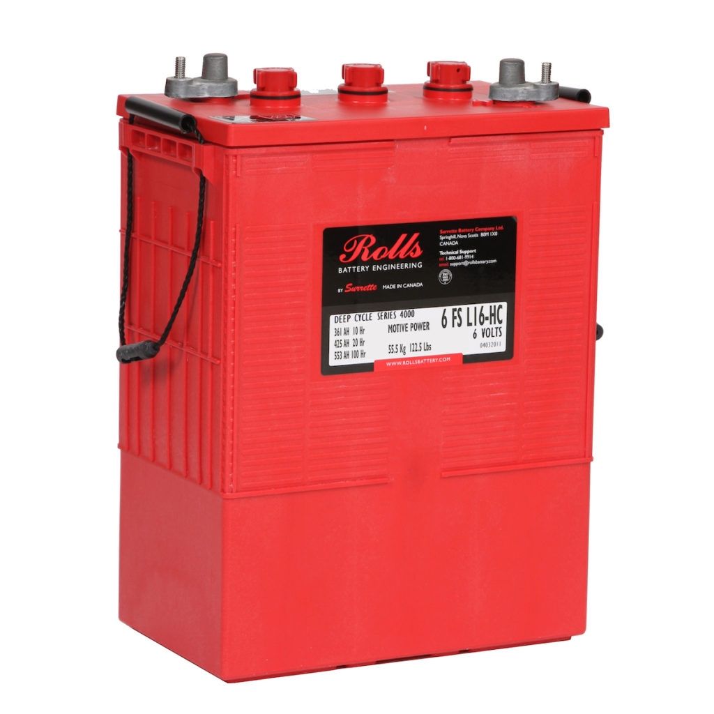 ROLLS 6-FS-L16-HC Deep Cycle Batteri 6V 425AH (318x181x425mm)