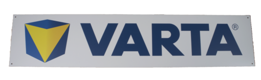VARTA Skilt 110 x 24cm - Til utendørs bruk