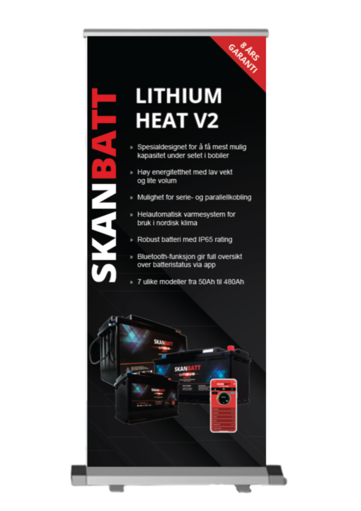 Roll-Up SKANBATT Lithium HEAT V2