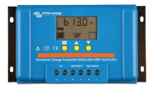 VICTRON BlueSolar PWM DUO-LCD&USB 12/24V-20A