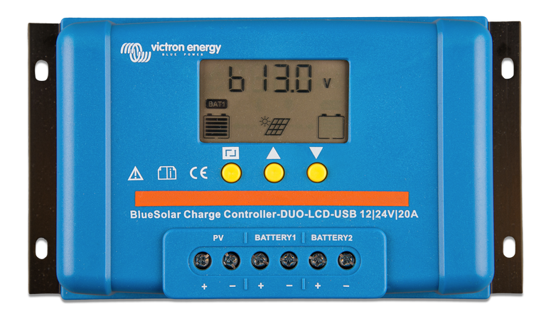 VICTRON BlueSolar PWM DUO-LCD&USB 12/24V-20A