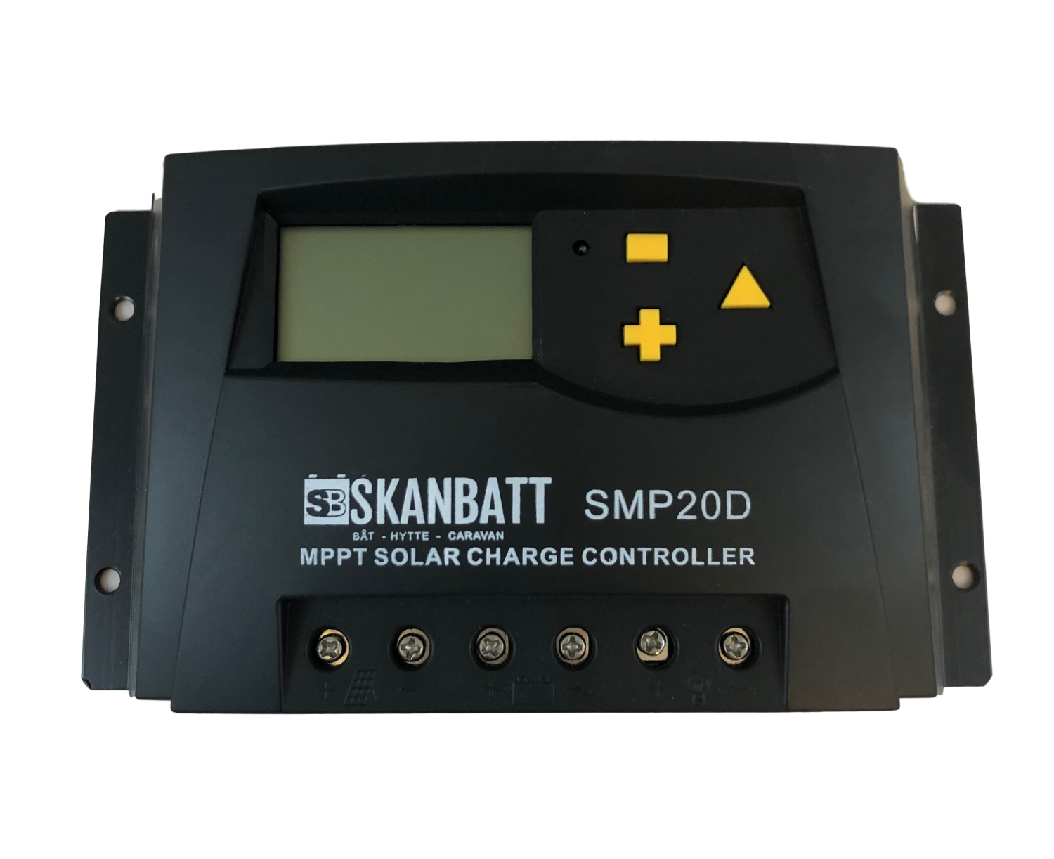 SKANBATT MPPT Solcelleregulator 12/24V 20A med display