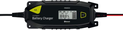 PROUSER Elektronisk Batterilader 6V/12V 4A m/ Bluetooth