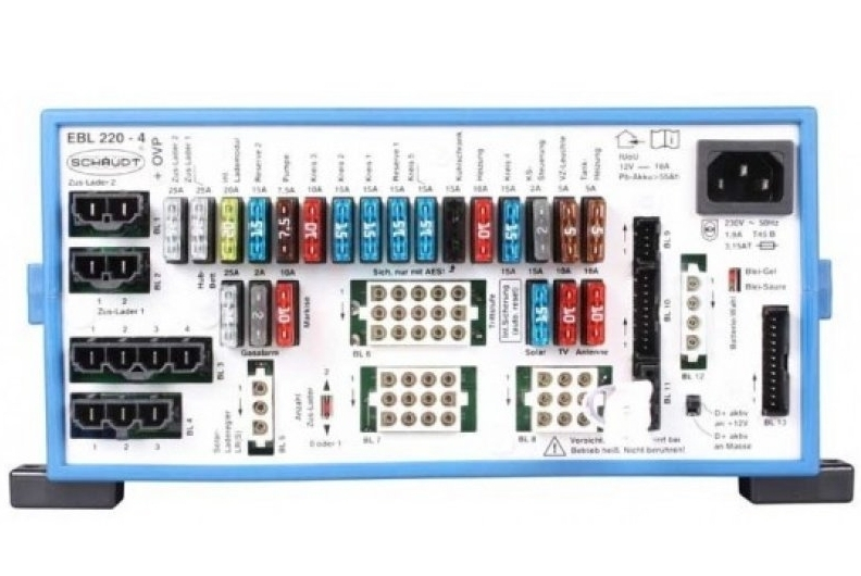 Schaudt EBL220-4 Strømsentral for bobiler (9990231)