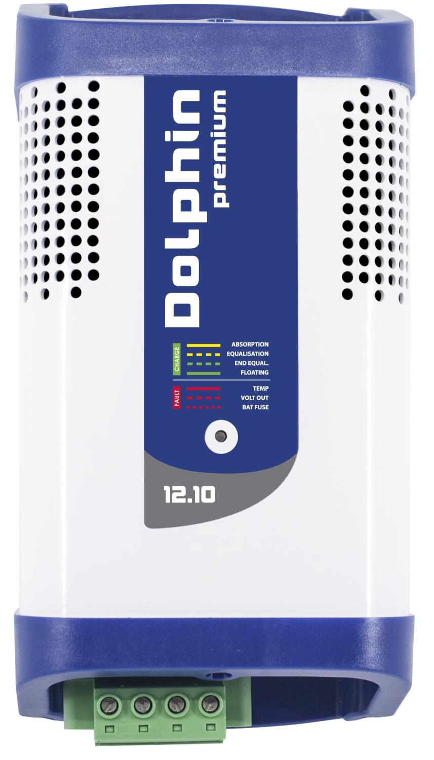 DOLPHIN Premium 12V 10A Batterilader 3-kanaler