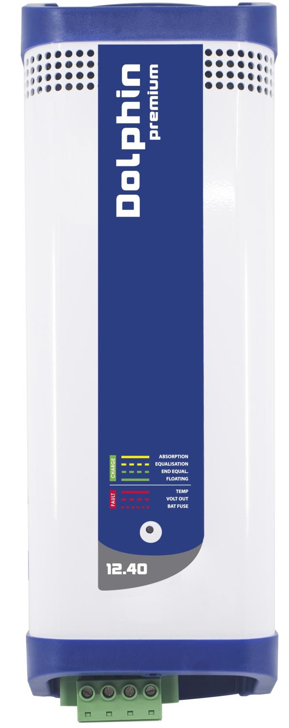 DOLPHIN Premium 12V 40A Batterilader 3-kanaler