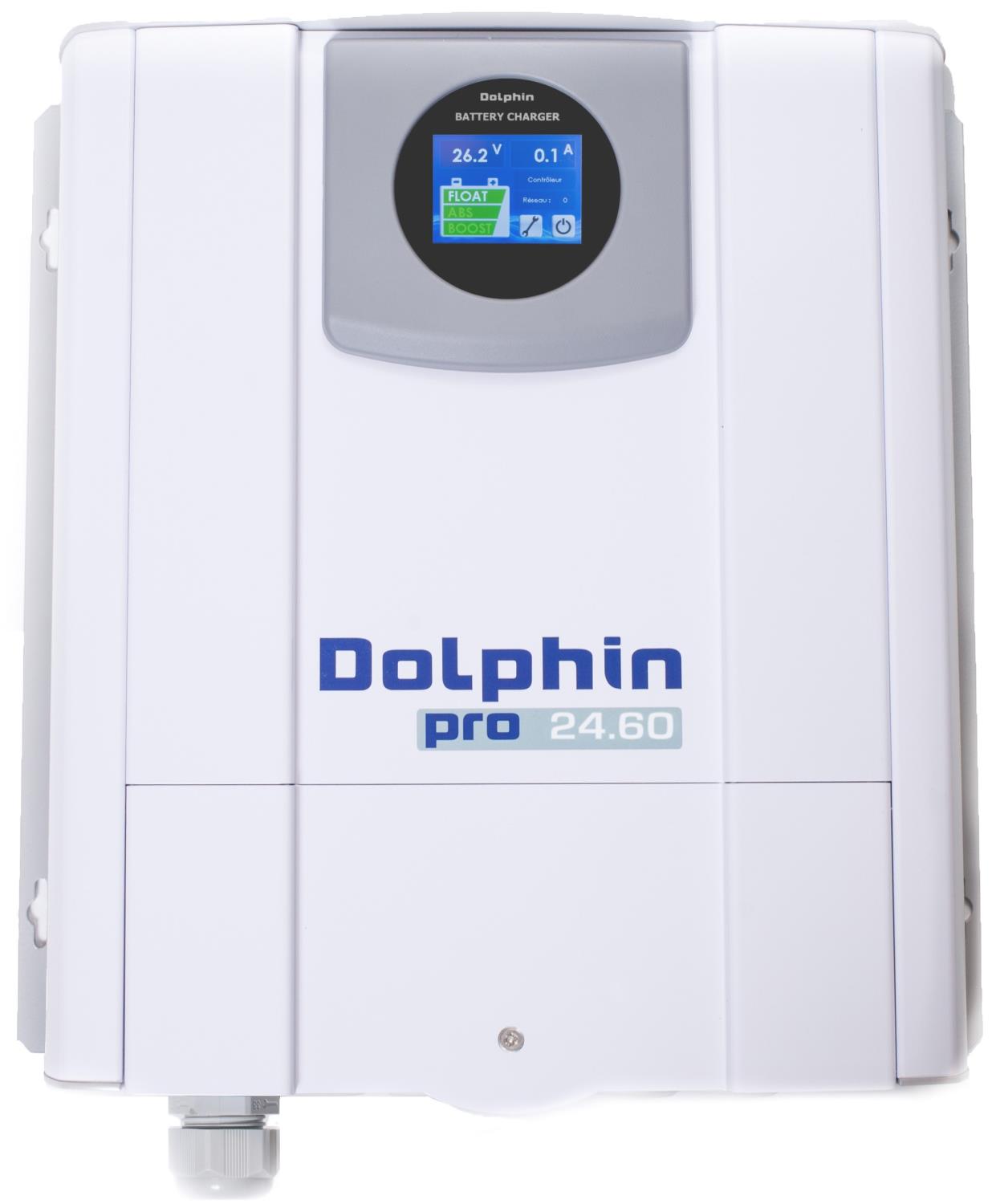 DOLPHIN Pro Batterilader 24V 60A 3-kanaler - Touch skjerm