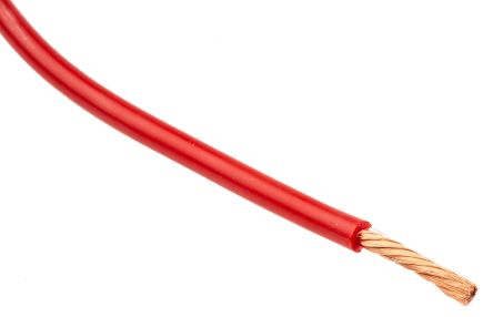 Kabel 4mm2 Rød