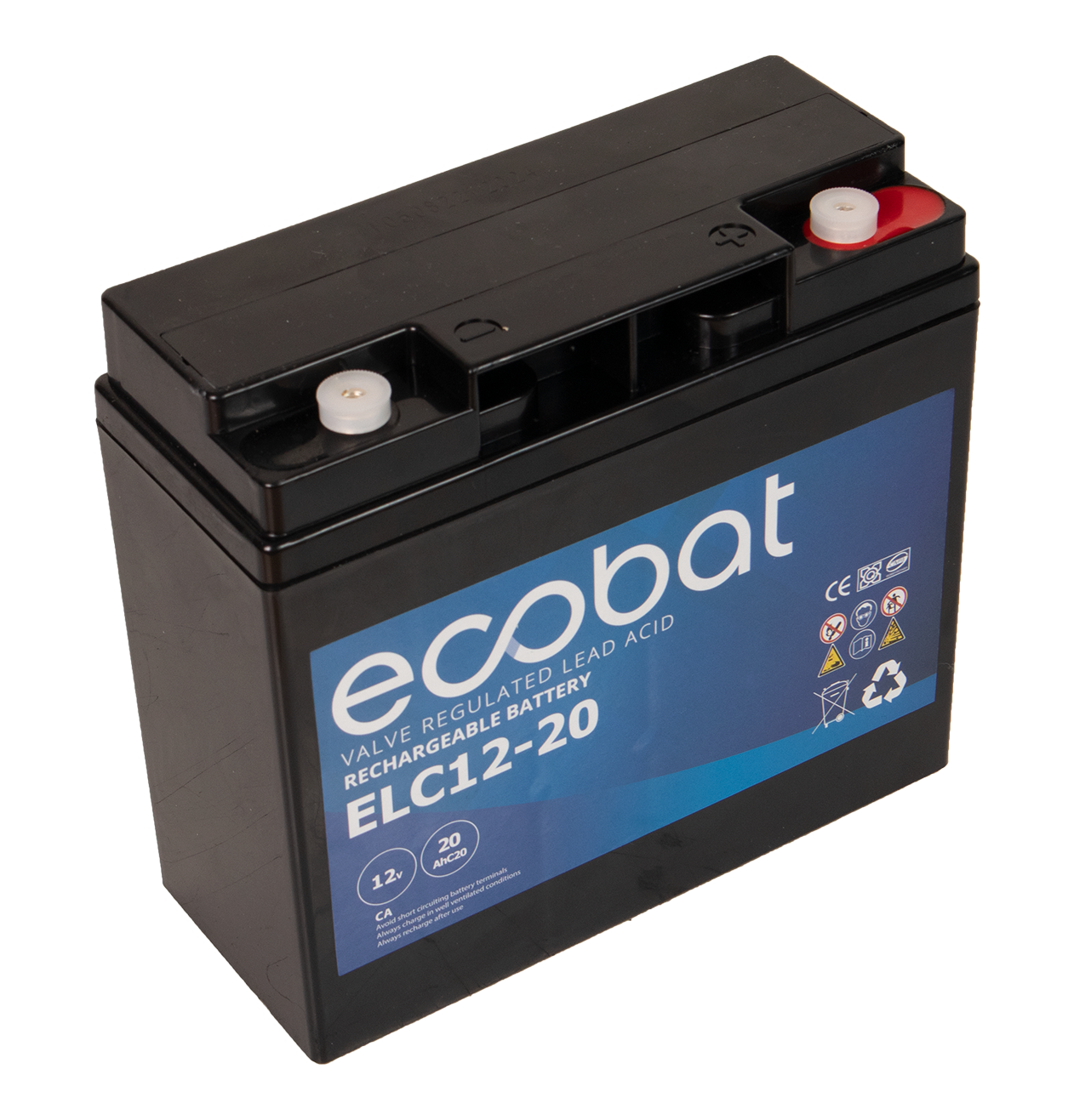 ECOBAT ELC12-20 AGM Batteri 12V 20AH (RT12180)