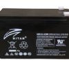 RITAR High Rate AGM Batteri 12V 8AH (151x65x93,5mm) F1