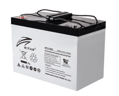 RITAR High Rate AGM Batteri HR12-340W (12V 90Ah C20)