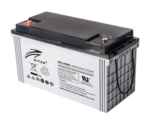 RITAR High Rate AGM Batteri 12V 120AH (407x177x225mm) M8