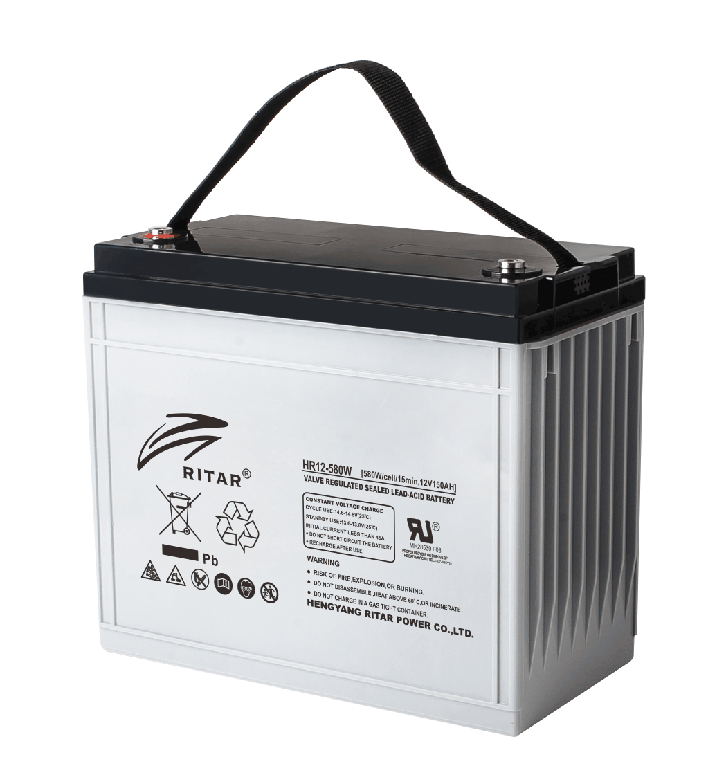 RITAR High Rate AGM Batteri 12V 155AH (340x173x280(285)mm) M8