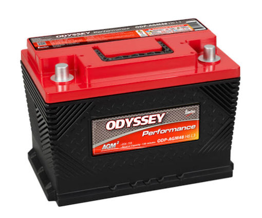 ODYSSEY ODP-AGM48 H6 L3 (PC1220) AGM Batteri 12V 69AH 720CCA (277x174x189mm) +høyre