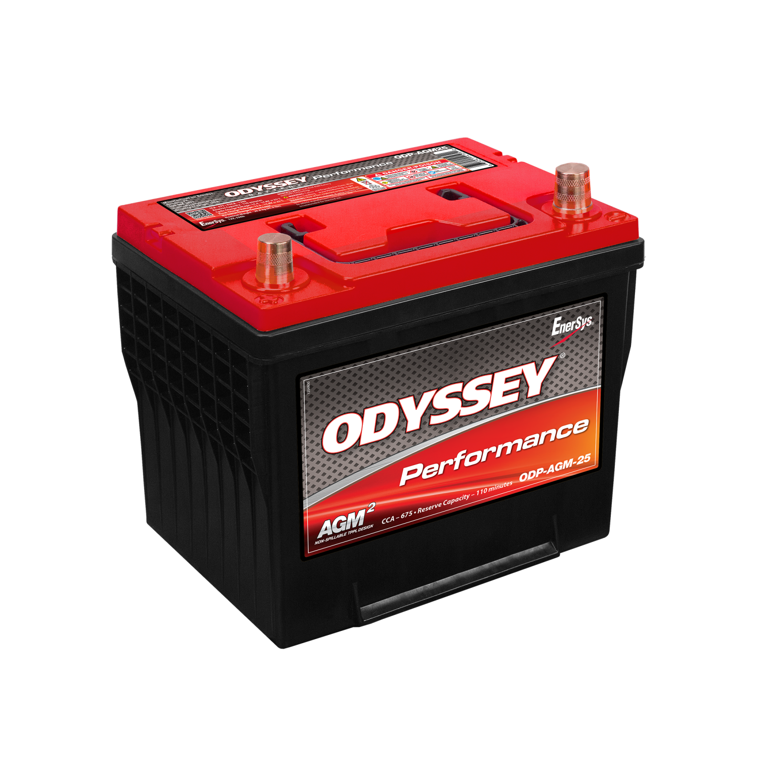 ODYSSEY ODP-AGM24 AGM Batteri 12V 63AH 725CCA (276x172x225mm) +venstre