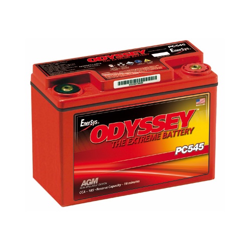 ODYSSEY PC545MJ AGM Batteri 12V 13AH 150CCA (178x86x125mm) +høyre