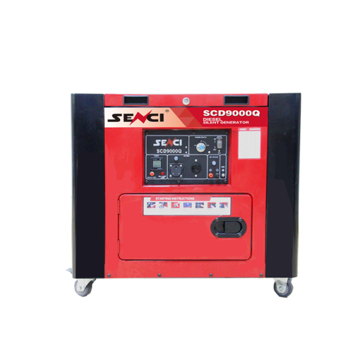 SENCI SCD9000BQ Aggregat - Diesel - Max 6000W - ATS - Elektrisk start