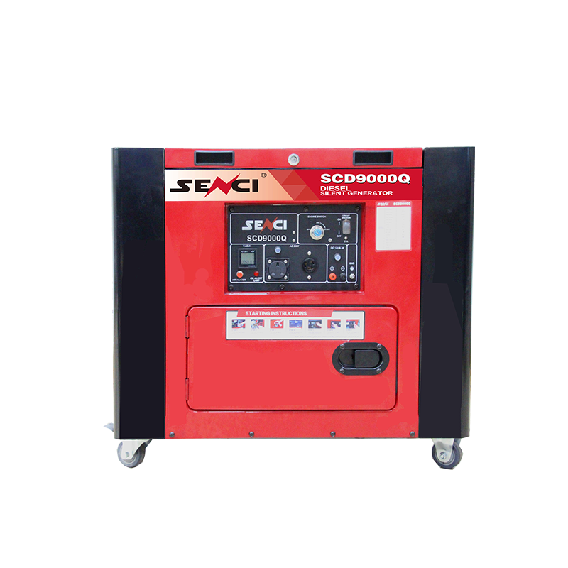 SENCI SCD9000BQ Aggregat - Diesel - Max 6000W - ATS - Elektrisk start