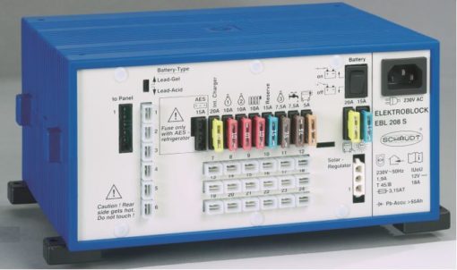 Schaudt EBL211+LT453 Display og strømsentral for bobiler