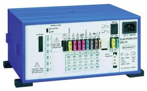 Schaudt EBL211+LT420 Display og strømsentral for bobiler