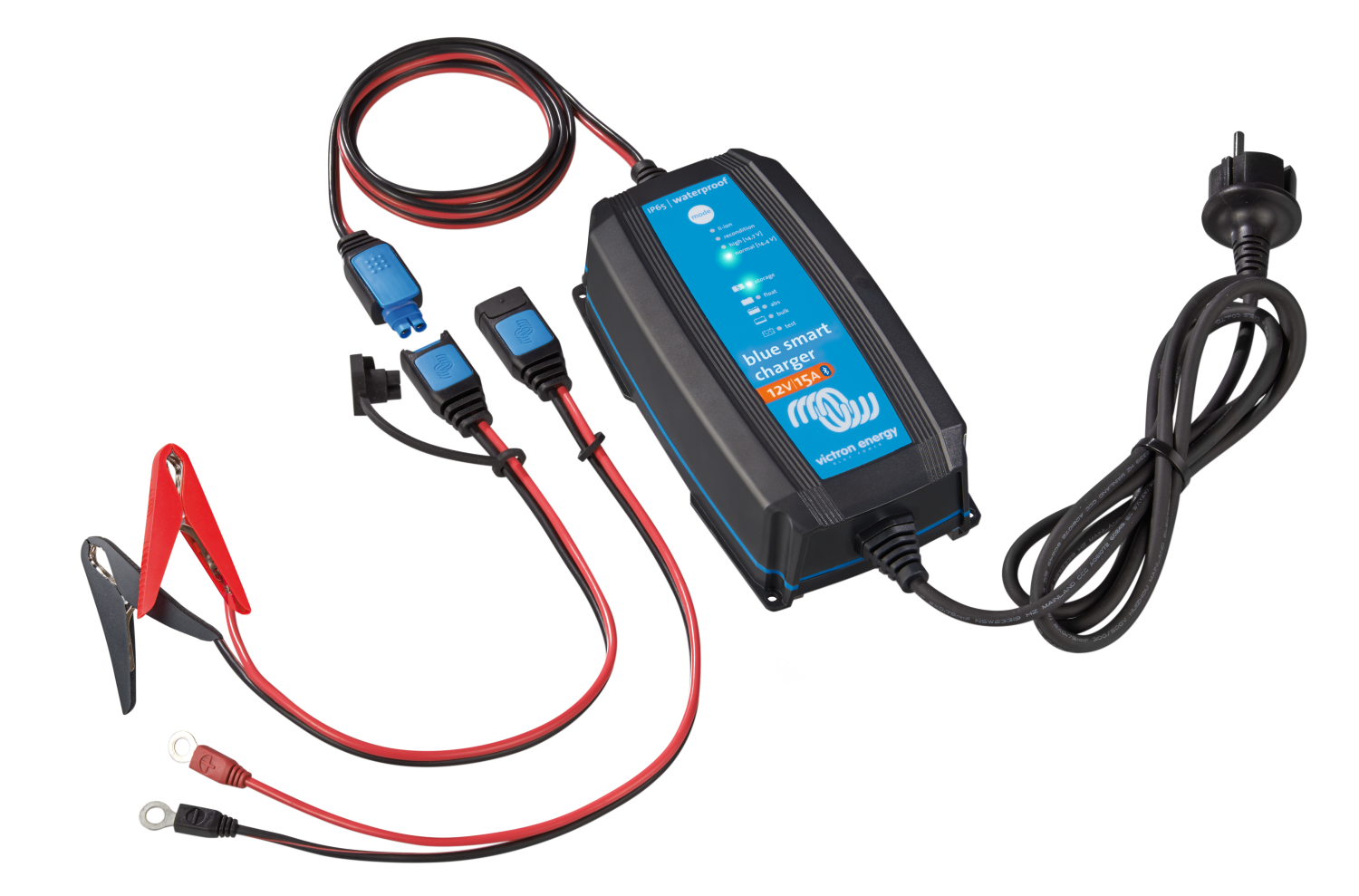 VICTRON Blue Smart IP65 Batterilader 12V 15A m/Bluetooth