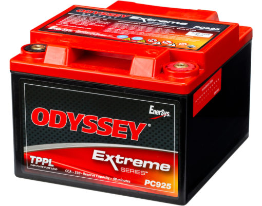 ODYSSEY PC925 AGM Batteri 12V 28AH 330CCA (169x179x128mm) +høyre