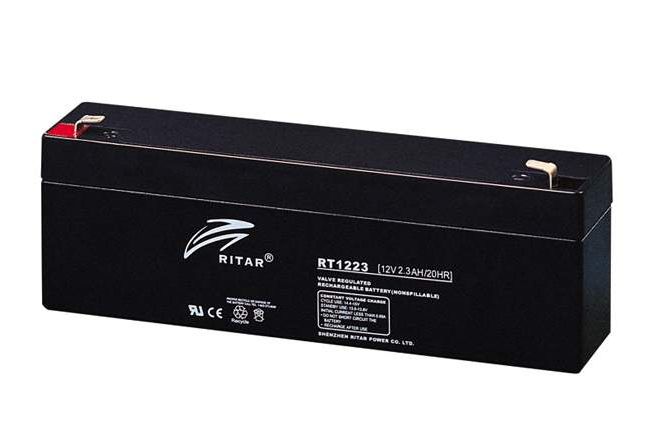 RITAR AGM Batteri 12V 2,3AH (178x35x61mm) F1