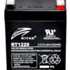 RITAR AGM Batteri 12V 2,9AH (79x56x106mm) F1