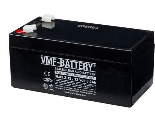 VMF 12V 3,2AH AGM Batteri (Tilsvarer Ritar RT1232)