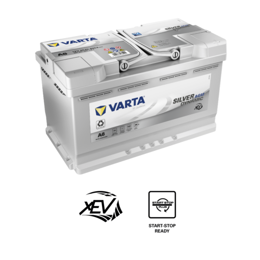 VARTA Silver Dynamic AGM Batteri 12V 80AH 800CCA (315x175x190/190mm) +høyre A6