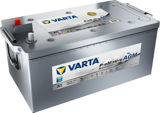 VARTA Promotive AGM Batteri 12V 210AH 1200CCA EN (518x276x242mm) +venstre A1